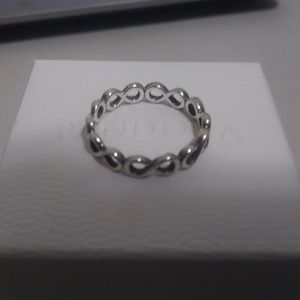 pandora infinity ring size 7.5